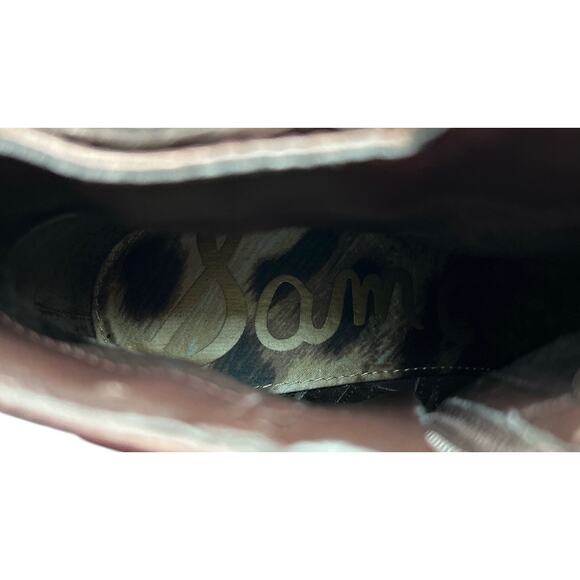 Sam Edelman Women’s Size 7.5 M Maddox Brown Leather Ankle Bootie Kitten Heel‎ - Picture 8 of 8